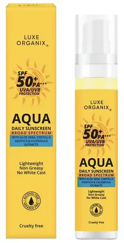 Luxe Organix Aqua Daily Sunscreen SPF 50+ PA+++