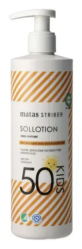 Matas Striber Kids Sollotion SPF 50 Uden Parfume