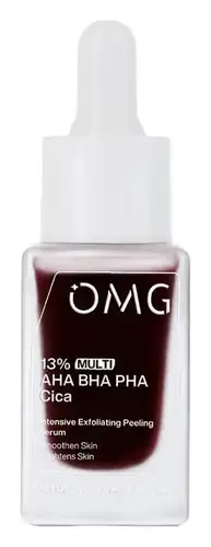 OMG Beauty 13% Multi AHA BHA PHA CICA Intensive Exfoliating Peeling Serum