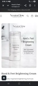 NeutraGlow Hand & Feet Brightening Cream
