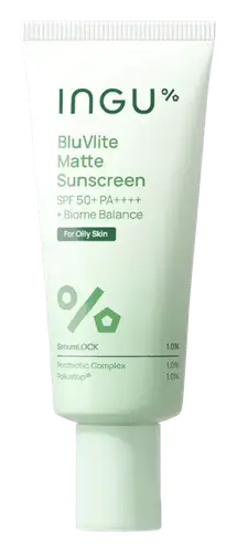 Ingu BluVlite Matte Sunscreen + Biome Balance SPF 50+ PA++++