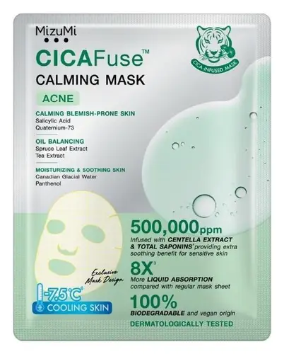 MizuMi Cicafuse Calming Mask Acne