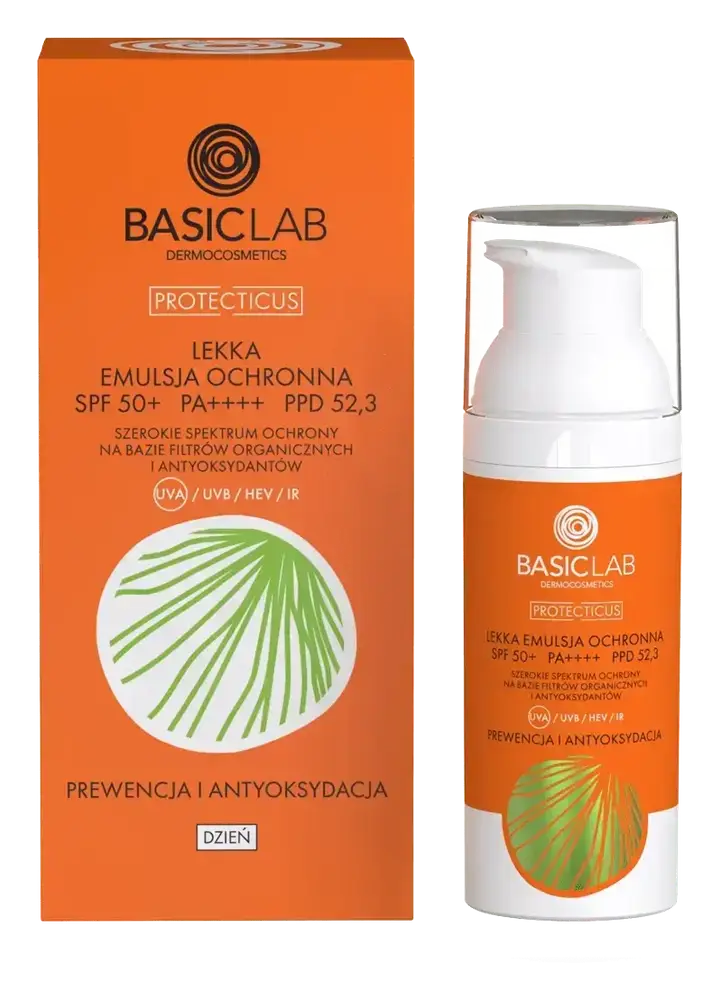 BasicLab Lekka Emulsja Ochronna SPF 50+ PA++++