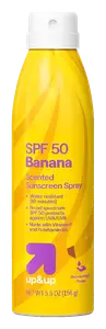 up&up Scented Sunscreen Spray SPF 50 Banana