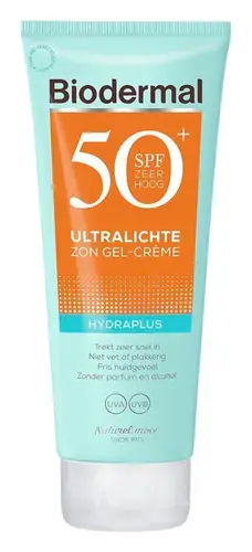 Biodermal Hydraplus Ultralichte Zon Gel-Crème SPF 50+