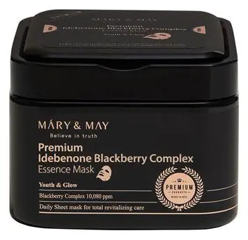 Mary & May Premium Idebenone Blackberry Complex Essence Mask