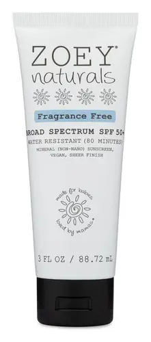 Zoey Naturals Mineral Sunscreen SPF 50+
