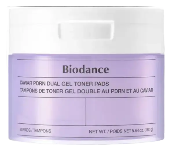 Biodance Caviar PDRN Dual Gel Toner Pads