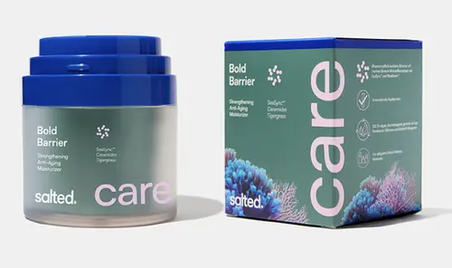 Salted. Bold barrier cream