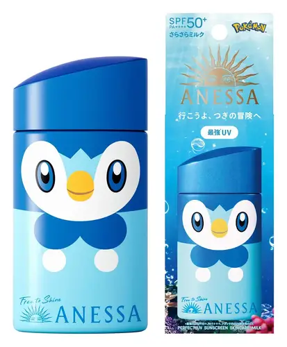Anessa Pokemon Piplup Perfect UV Sunscreen Skincare Milk SPF 50+ PA++++