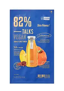 Missha Talks Vegan Squeeze Sheet Mask Skin Fitness