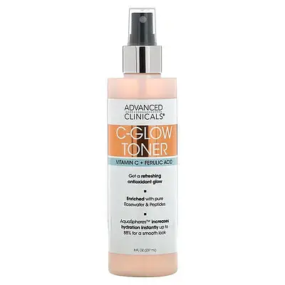 Advanced Clinicals C-Glow Toner Vitamin C + Ferulic Acid