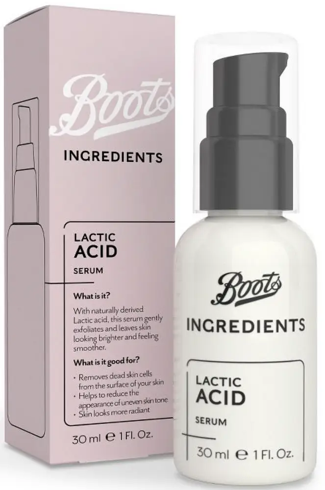 Boots Ingredients Lactic Acid Serum