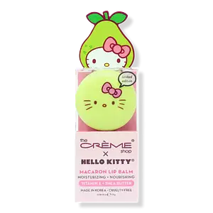 The Creme Shop Hello Kitty Macaron Lip Balm Juicy Pear