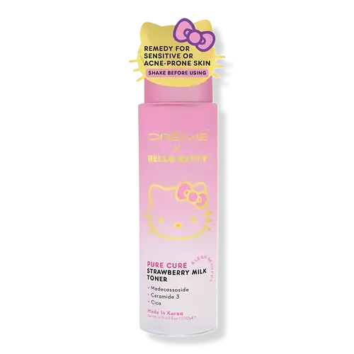 The Creme Shop Hello Kitty Klean Beauty Pure Cure Strawberry Milk Toner