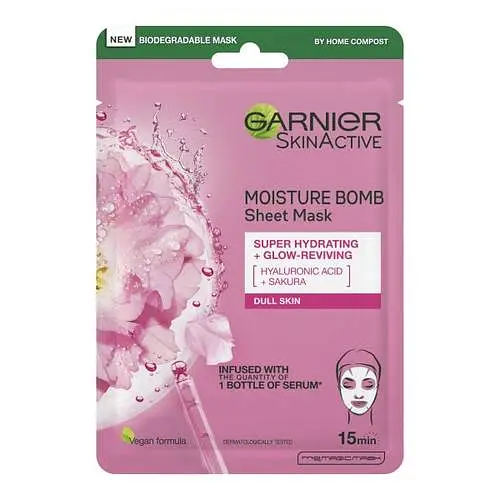 Garnier Moisture Bomb Sheet Mask Sakura
