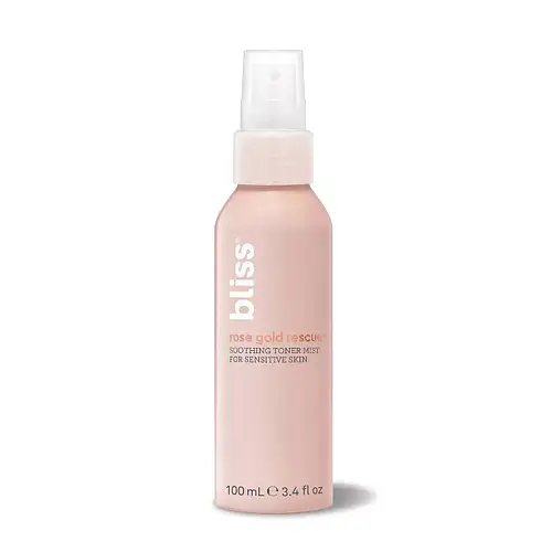 Bliss Rose Gold Rescue Soothing Toner Mist For Sensitive Skin