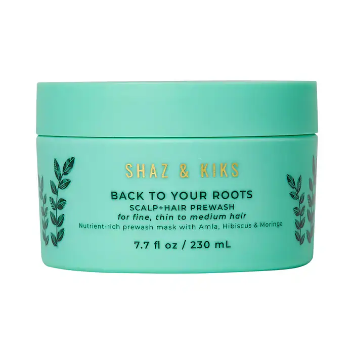 Shaz & Kiks Scalp & Hair Prewash Mask for Fine, Thin or Medium Hair