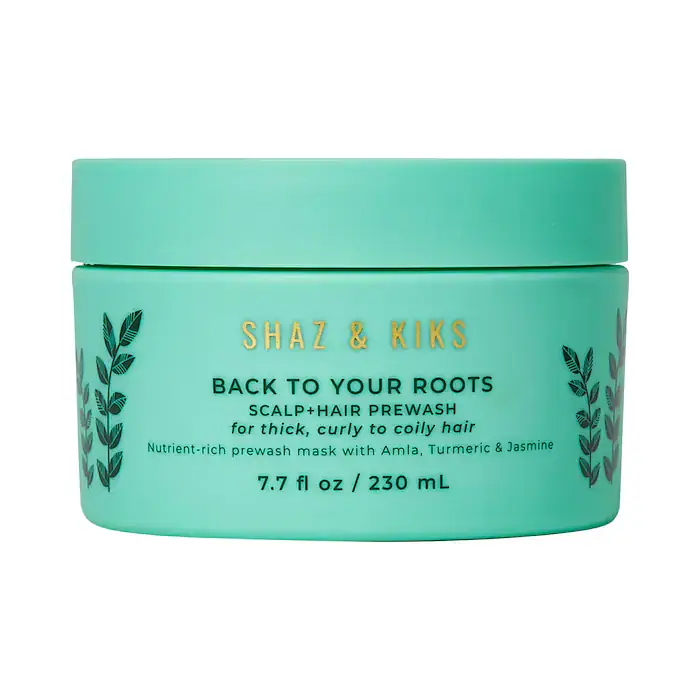 Shaz & Kiks Scalp & Hair Prewash Mask for Thick, Curly or Coily Hair
