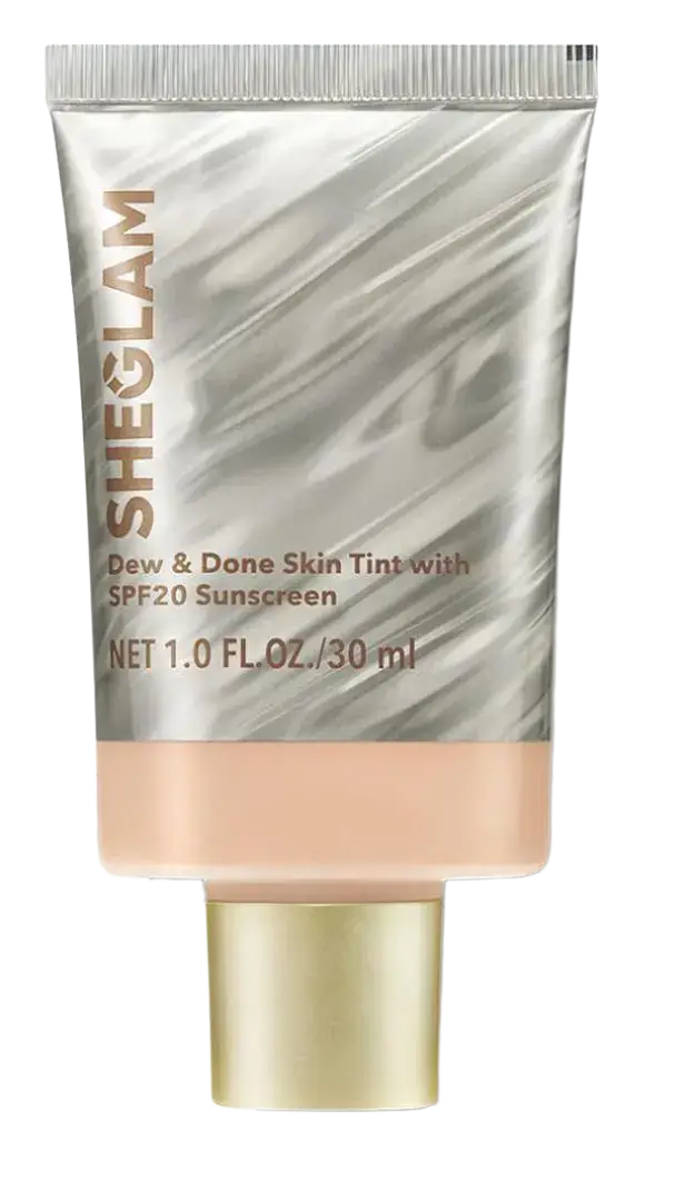 SHEGLAM Dew & Done Skin Tint With SPF20 Porcelain