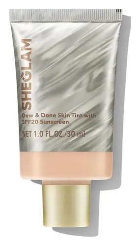 SHEGLAM Dew & Done Skin Tint With SPF20 Porcelain