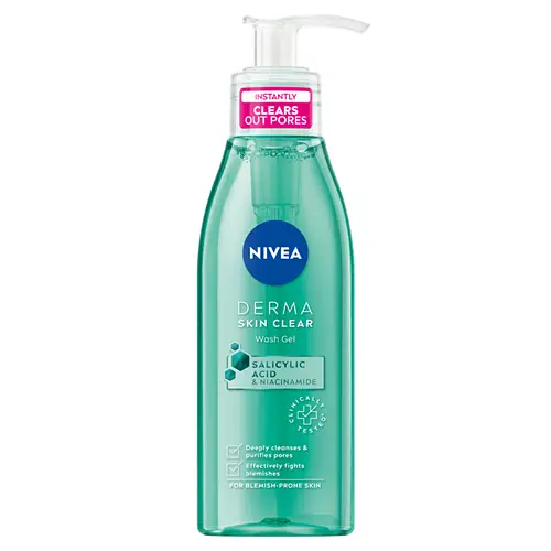 Nivea Derma Skin Clear Wash Gel
