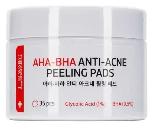 L.SANIC AHA-BHA Anti-Acne Peeling Pads