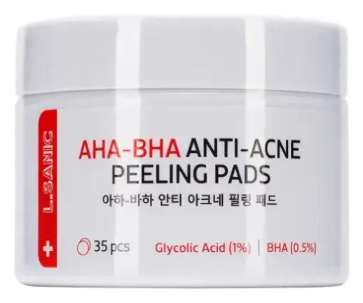 L.SANIC AHA-BHA Anti-Acne Peeling Pads