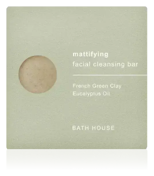 Bath House Mattifying Facial Cleansing Bar