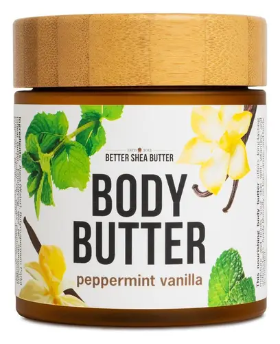 Better Shea Butter Body Butter Peppermint Vanilla