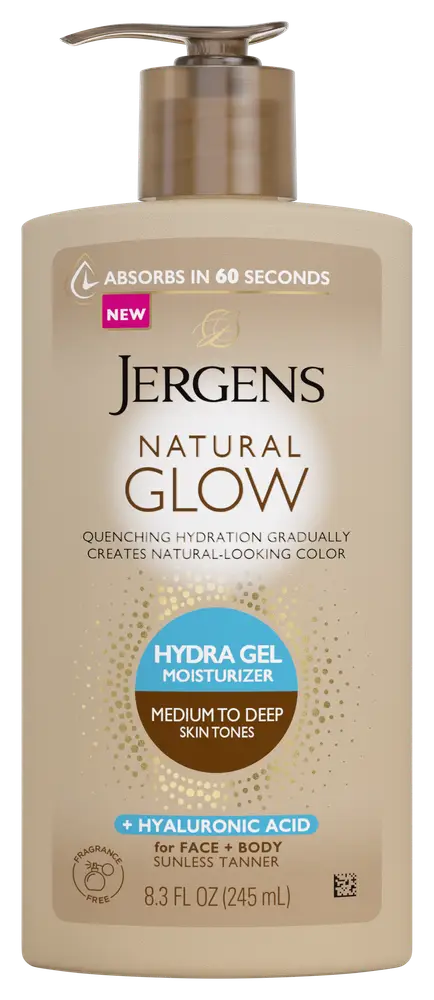 Jergens Skincare Natural Glow Hydra Gel Moisturizer Medium To Deep