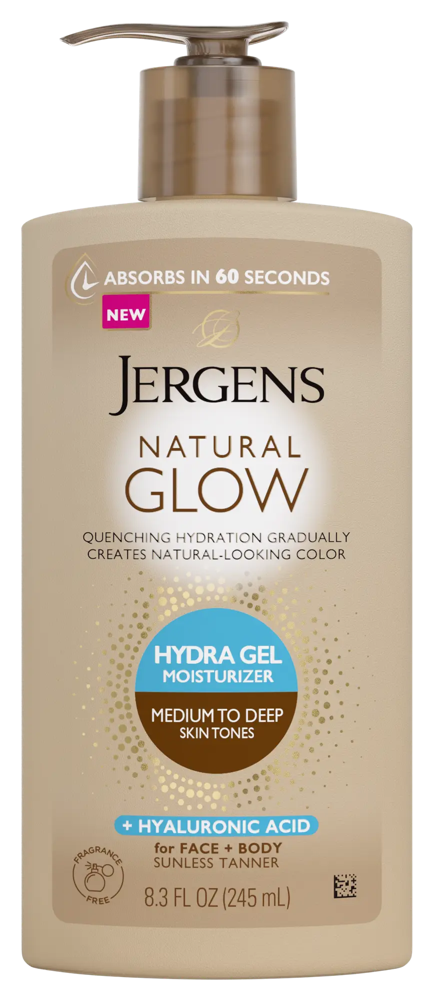 Jergens Skincare Natural Glow Hydra Gel Moisturizer Medium To Deep