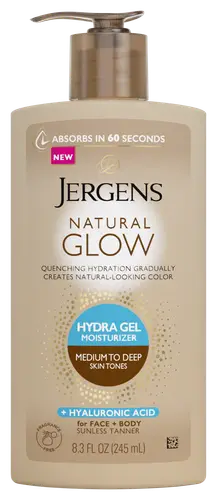Jergens Skincare Natural Glow Hydra Gel Moisturizer Medium To Deep