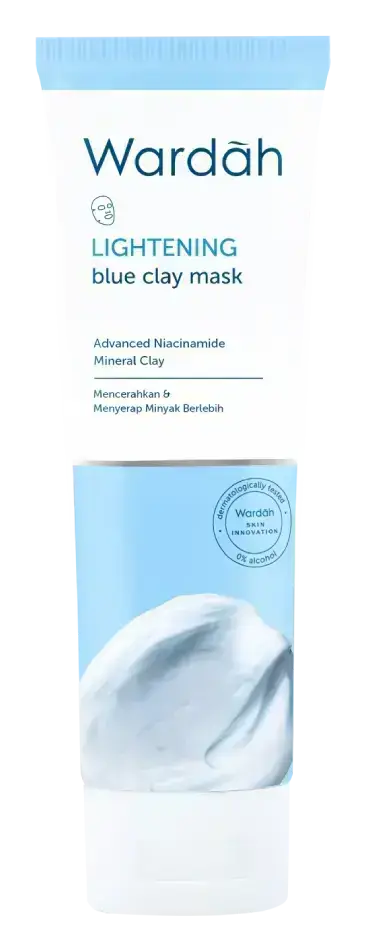 Wardah Lightening Blue Clay Mask