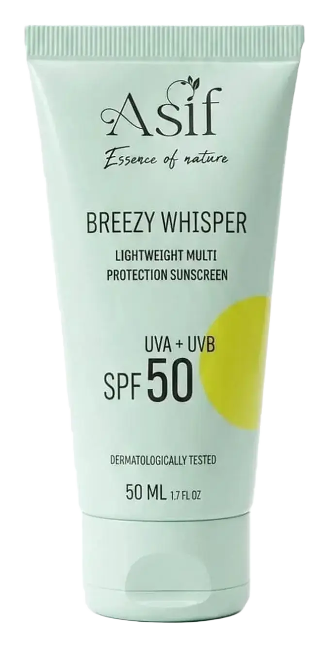 Asif Breezy Whisper Lightweight Multi-Protection Sunscreen SPF 50