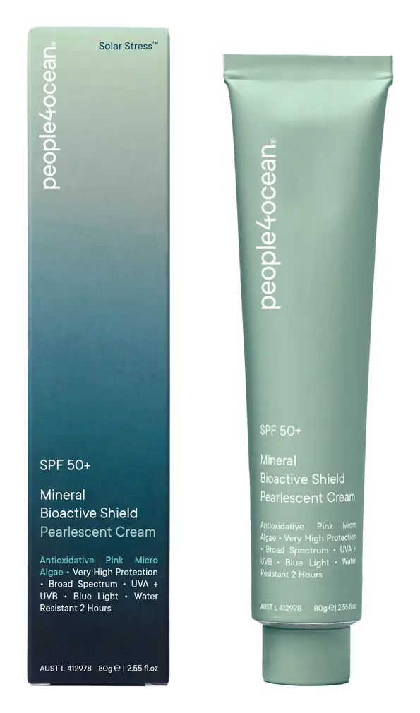 people4ocean SPF 50+ Mineral Bioactive Shield Pearlescent Cream