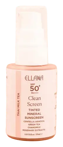 Ellana Mineral Cosmetics Clean Screen Tinted Mineral Sunscreen SPF 50+