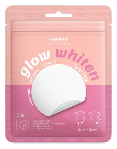 Watsons Glow Whiten Toner Pads