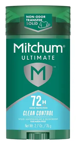 Mitchum 72-Hours Clean Control Solid Antiperspirant & Deodorant