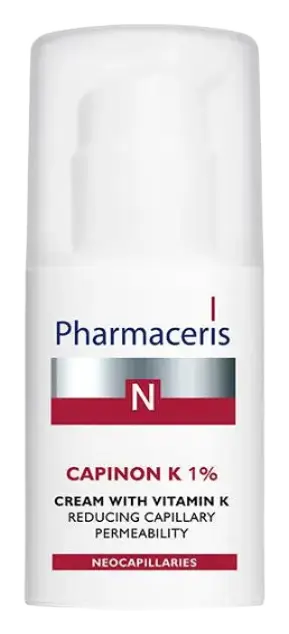 Pharmaceris N Capinon K 1% Cream With Vitamin K Reducing Capillary Permeability