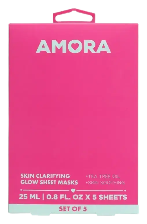Five Below Amora Skin Clarifying Glow Sheet Mask
