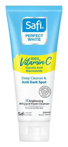 Safi Perfect White 3X Brightening Whipped Foam Cleanser