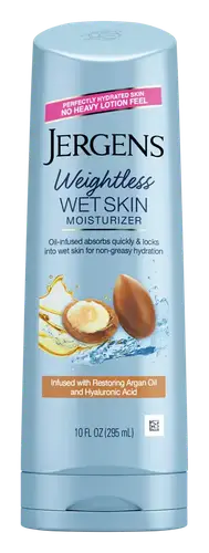 Jergens Skincare Weightless Wet Skin Moisturizer Argan Oil