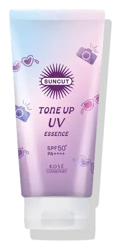 Kosé Suncut Tone Up UV Essence SPF 50+ PA++++ Lavender
