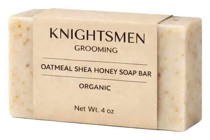 Knightsmen Grooming Oatmeal Shea Honey Soap Bar