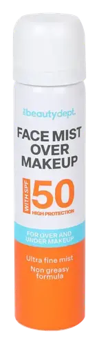 The Beauty Dept Face Mist Over Makeup SPF 50