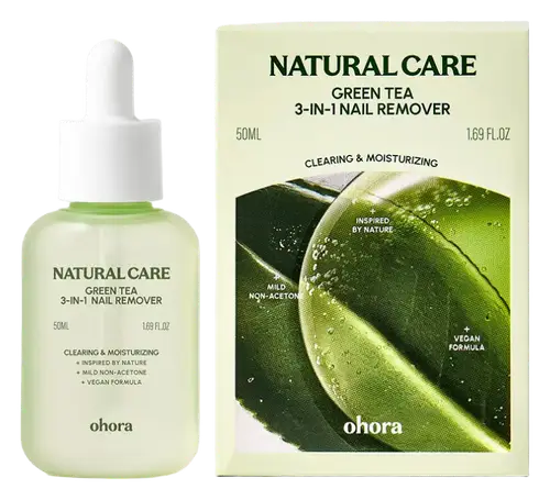 ohora Natural Care Green Tea 3-In-1 Nail Remover