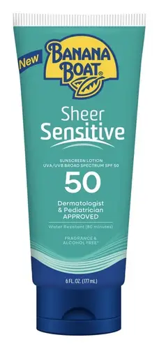 Banana Boat Sheer Sensitive Sunscreen Lotion SPF 50