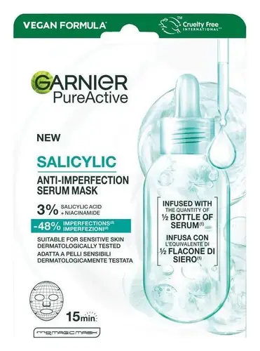 Garnier Pureactive Salicylic Anti-Imperfection Serum Mask