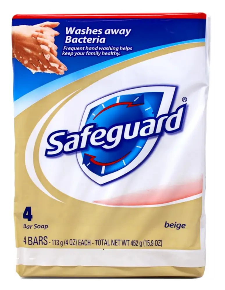 Safeguard Antibacterial Hand Bar Soap Beige